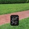 Big Dot of Happiness Black Choose a Seat, Not a Side - Outdoor Lawn Sign - Wedding Ceremony Seating Yard Sign - 1 Piece